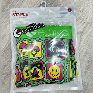 NWT ethika underwear staple fit longer length boxer brief Men M 30-32 Muticolor